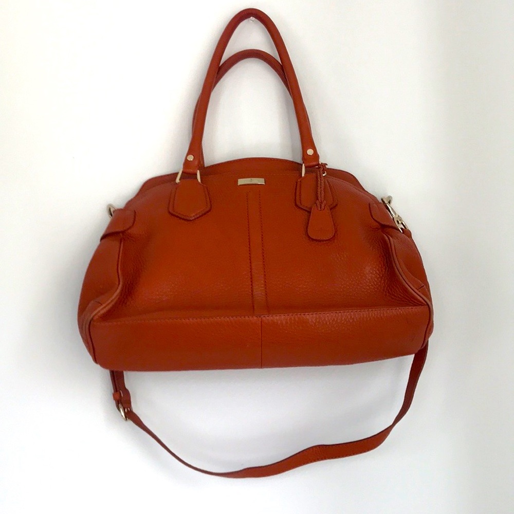Cole Haan burnt orange leather purse